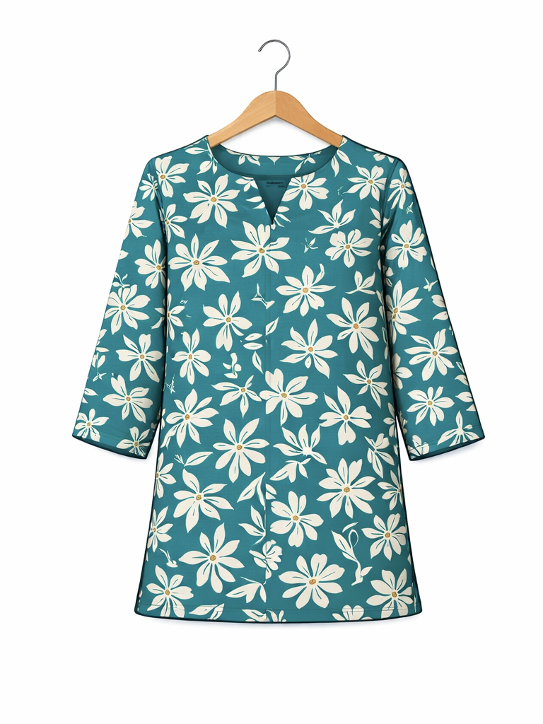 Teal Night Suit