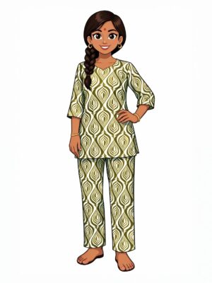 Olive Night Suit