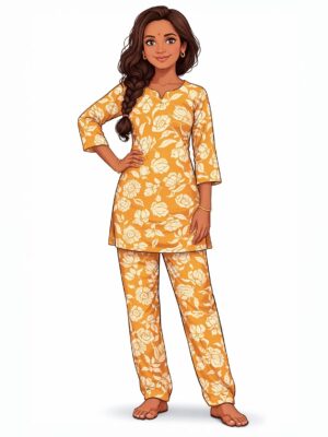 Yellow Night Suit