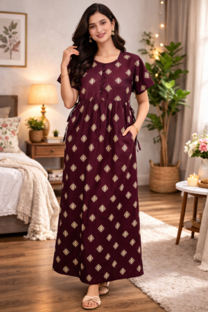 Maxi nighty - purple