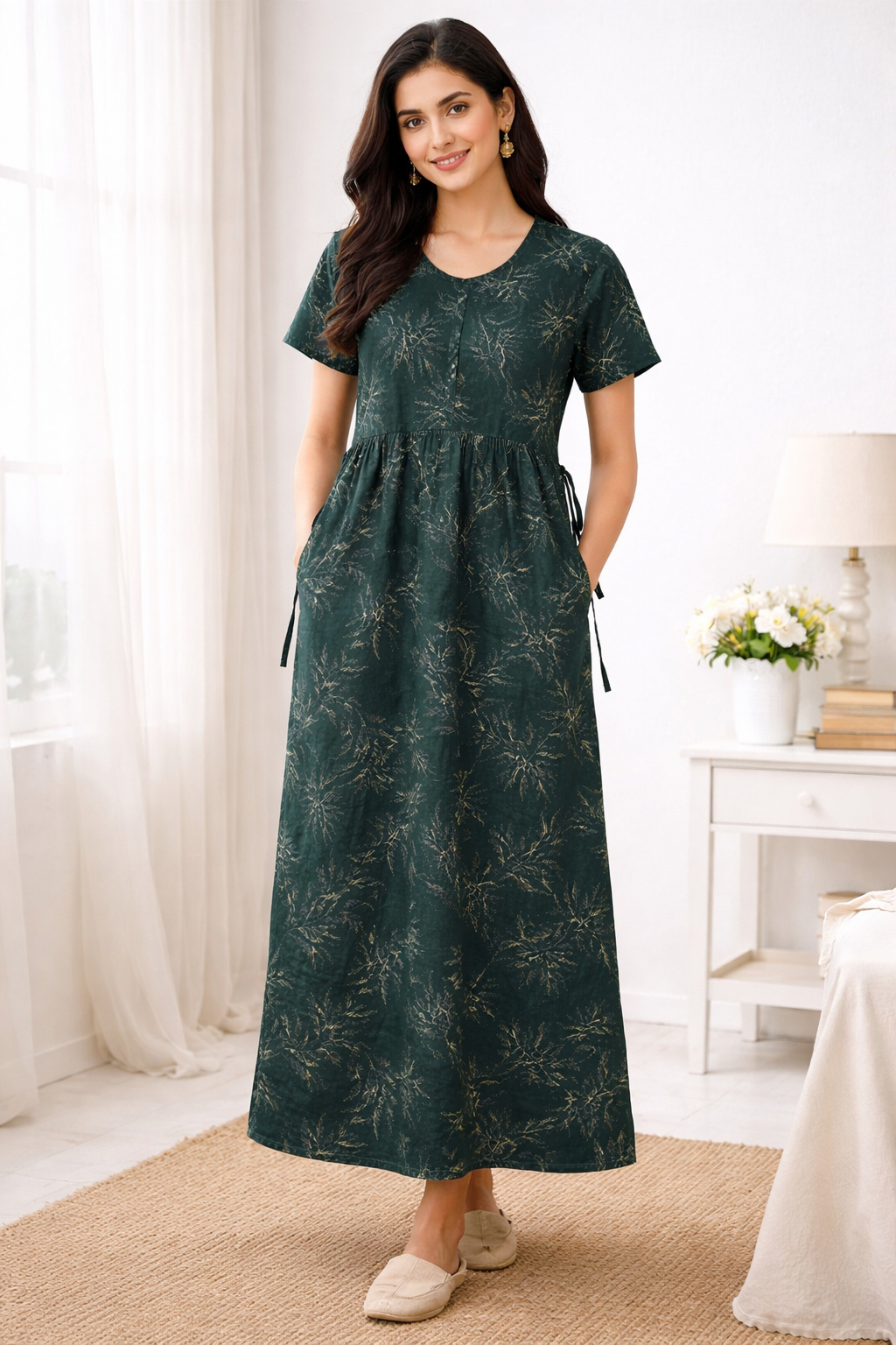 Maxi nighty - Green