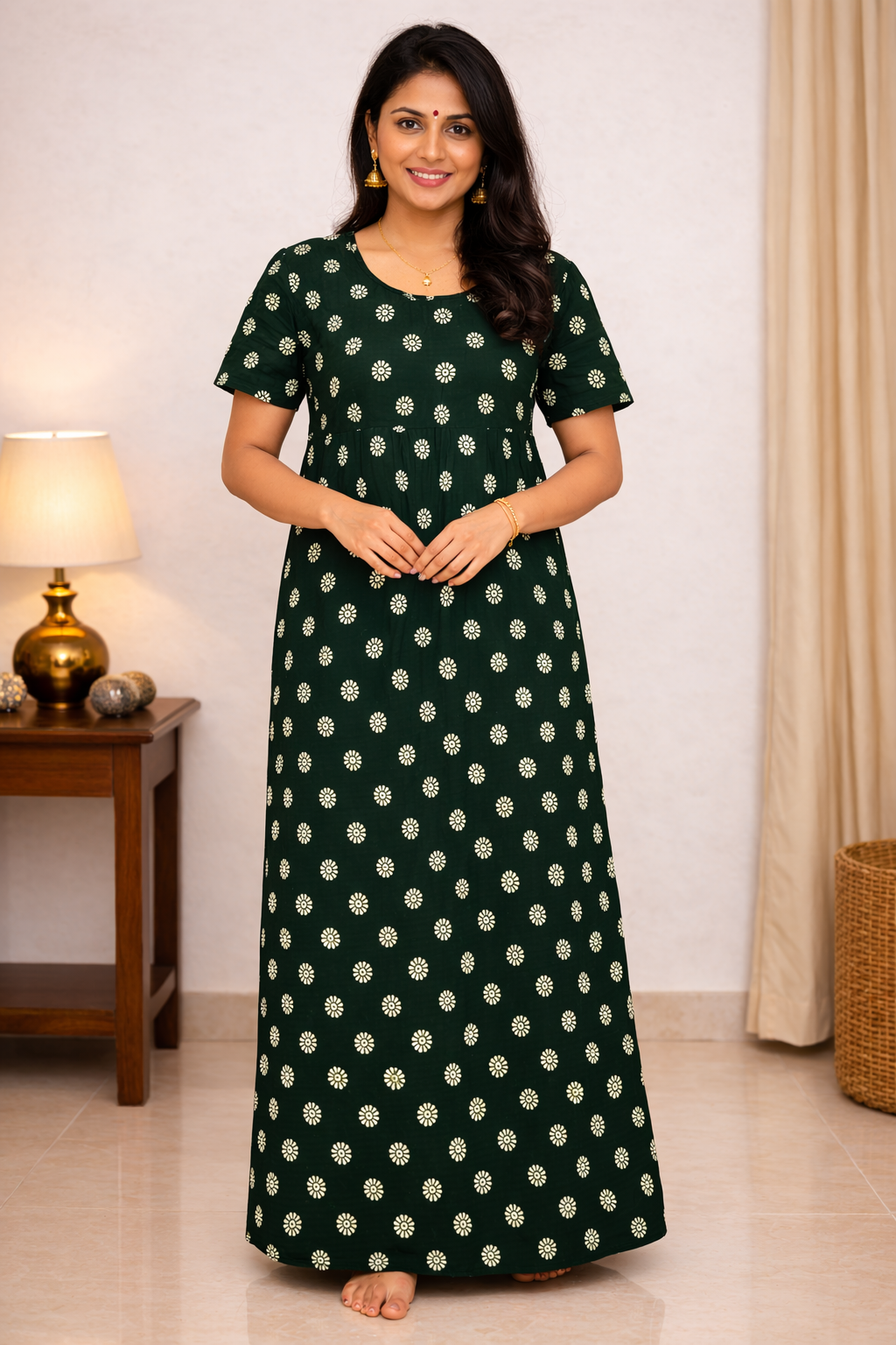 Maxi nighty- black