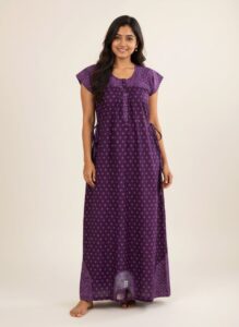 maxi nighty - voilet