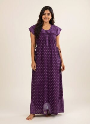 maxi nighty - voilet