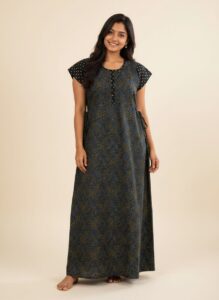 maxi nighty - blue