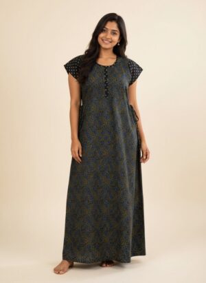 maxi nighty - blue